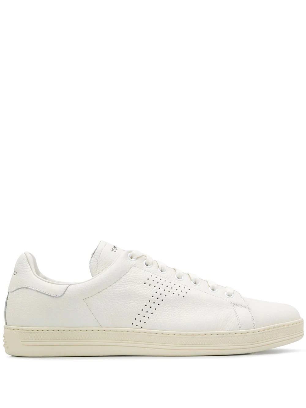 perforated T sneakers - 1