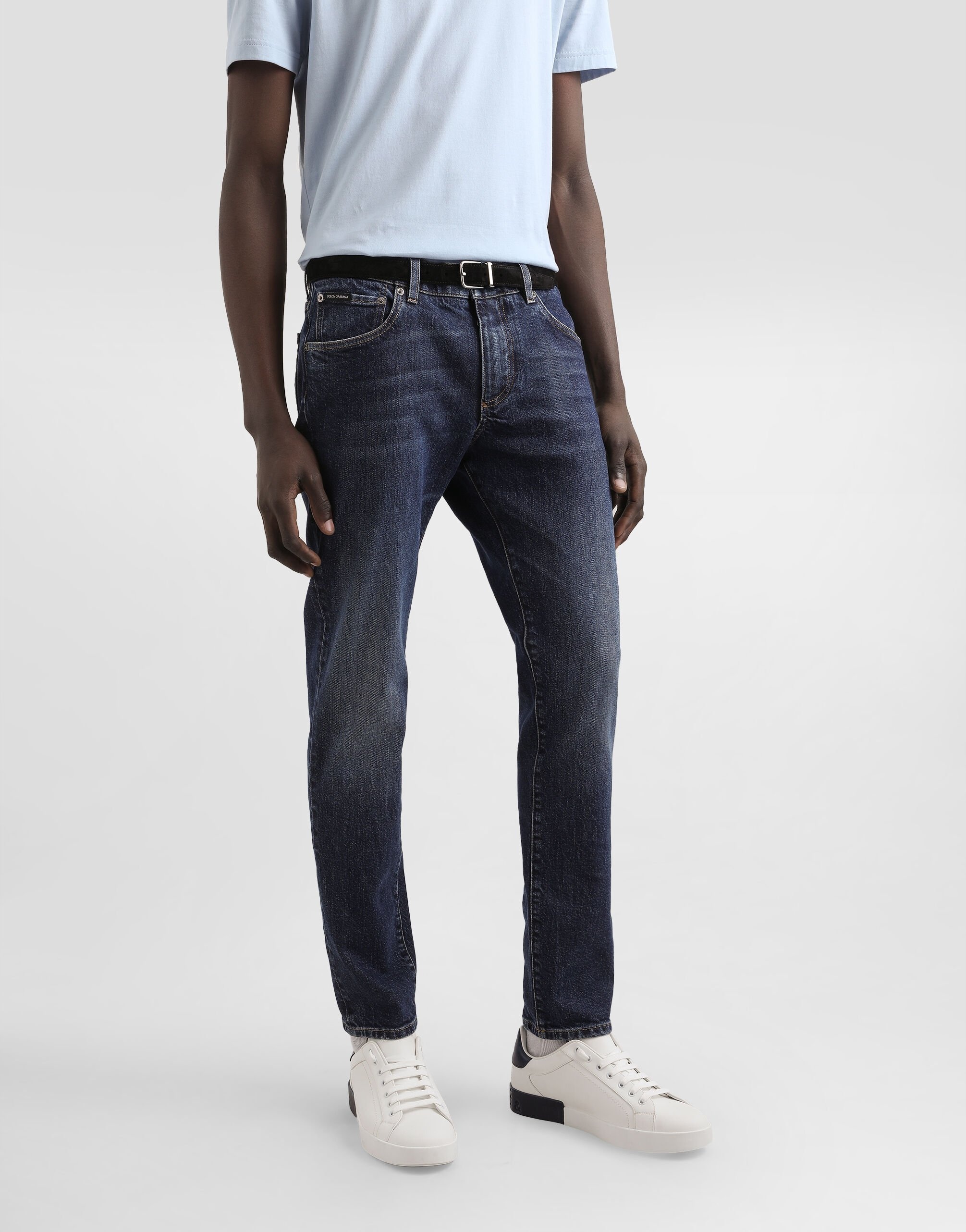 DOLCE & GABBANA ダークブルーデニム Jeans Dolce & Gabbana | Skinny fit regular waist | color