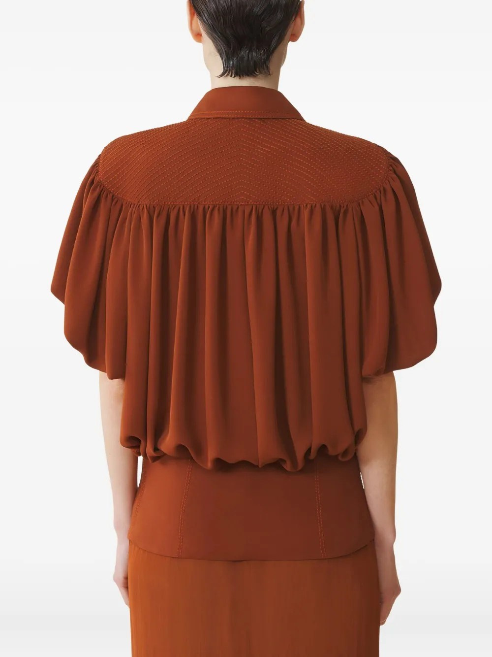 TOP IN SILK GEORGETTE - 3