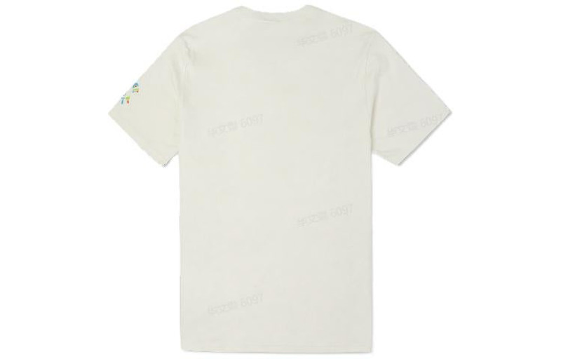 Converse Converse Peace & Unity Cotton Jersey T-Shirt 'Egret' 10022297-A02 outlook