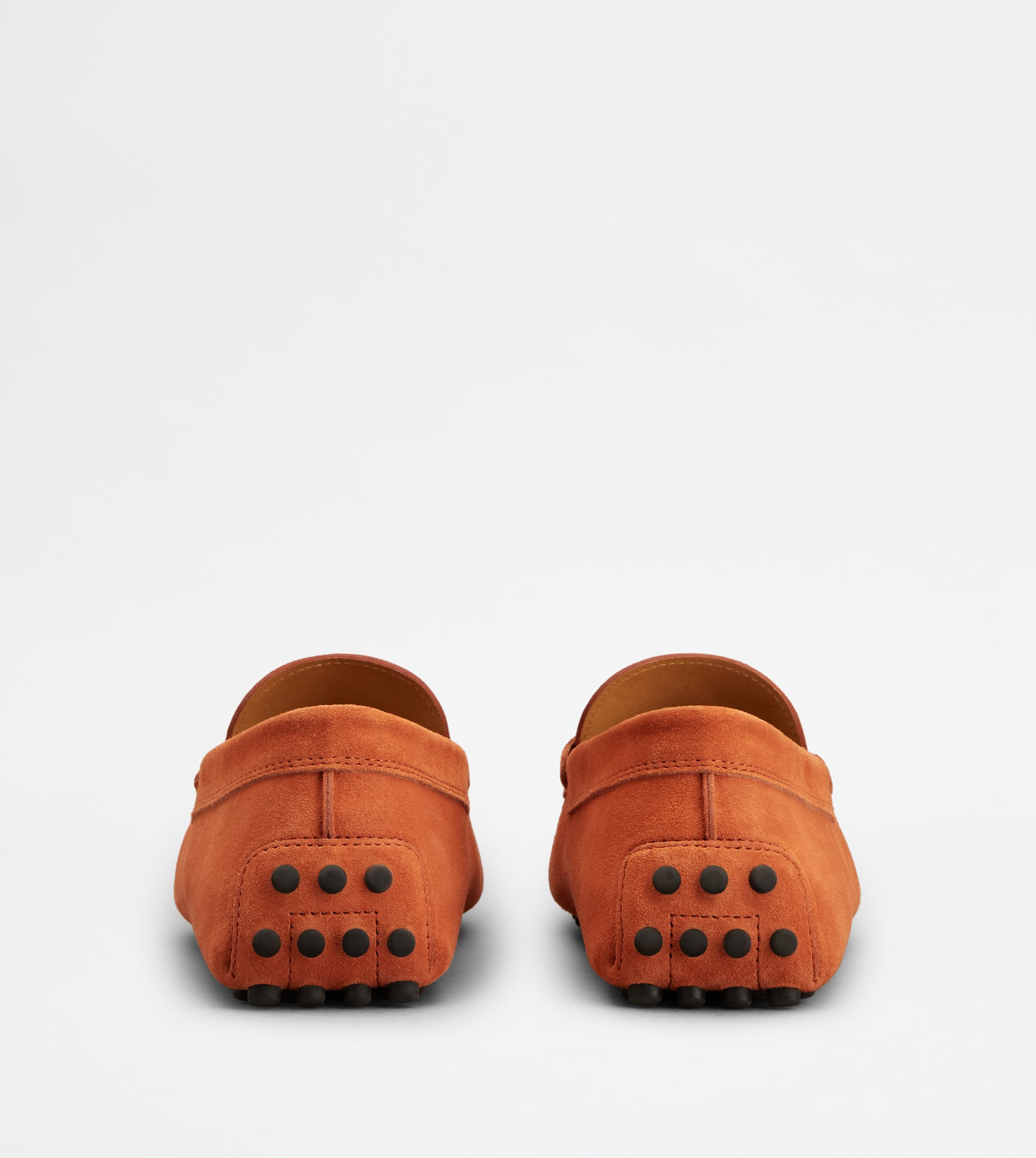 GOMMINO DRIVING SHOES IN SUEDE - ORANGE - 3