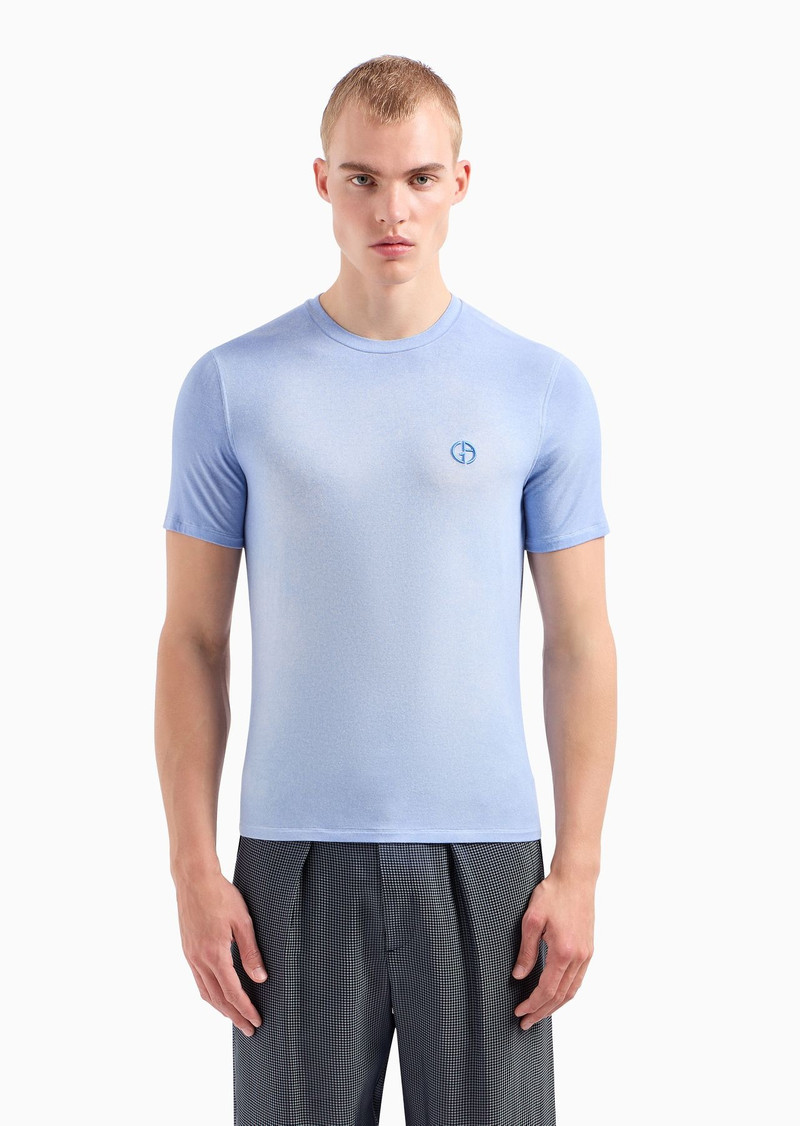 Modal blend jersey crew-neck T-shirt 2