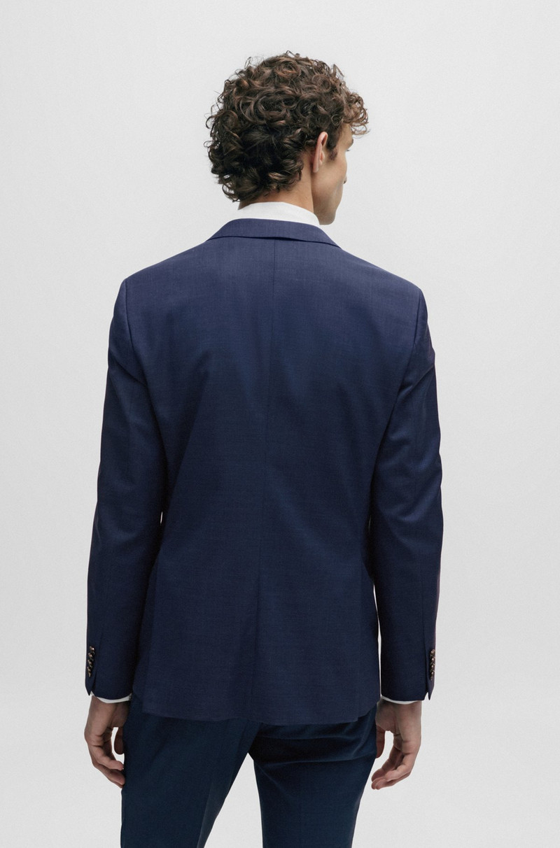 BOSS EXTRA-SLIM-FIT SUIT IN PATTERNED STRETCH WOOL outlook