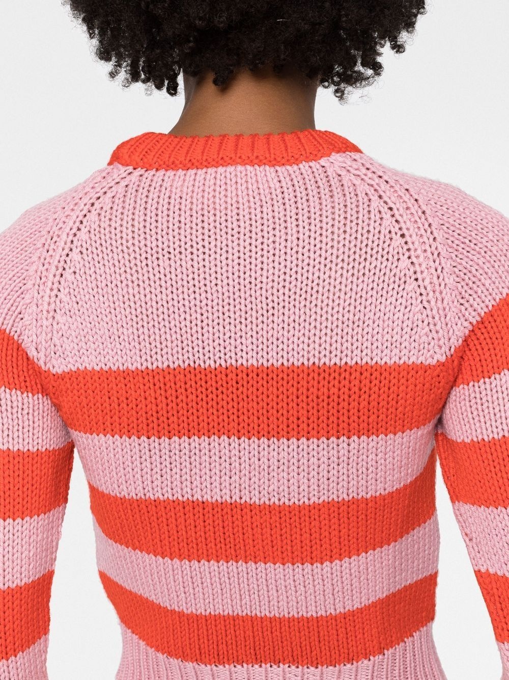 striped virgin wool jumper - 3