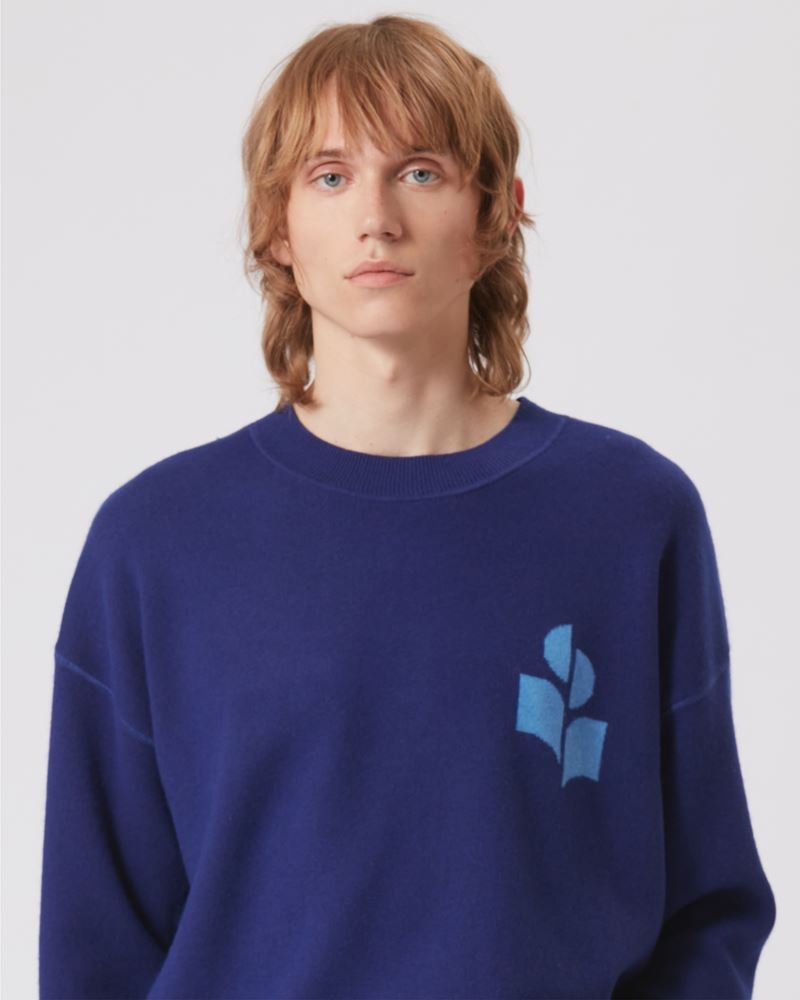 ATLEY COTTON AND LOGO SWEATER - 3