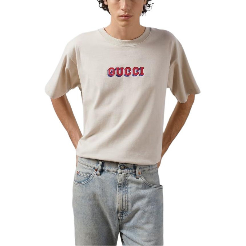 GUCCI Gucci Print T-shirt 'Ivory' 616036-XJF5P-9269 outlook