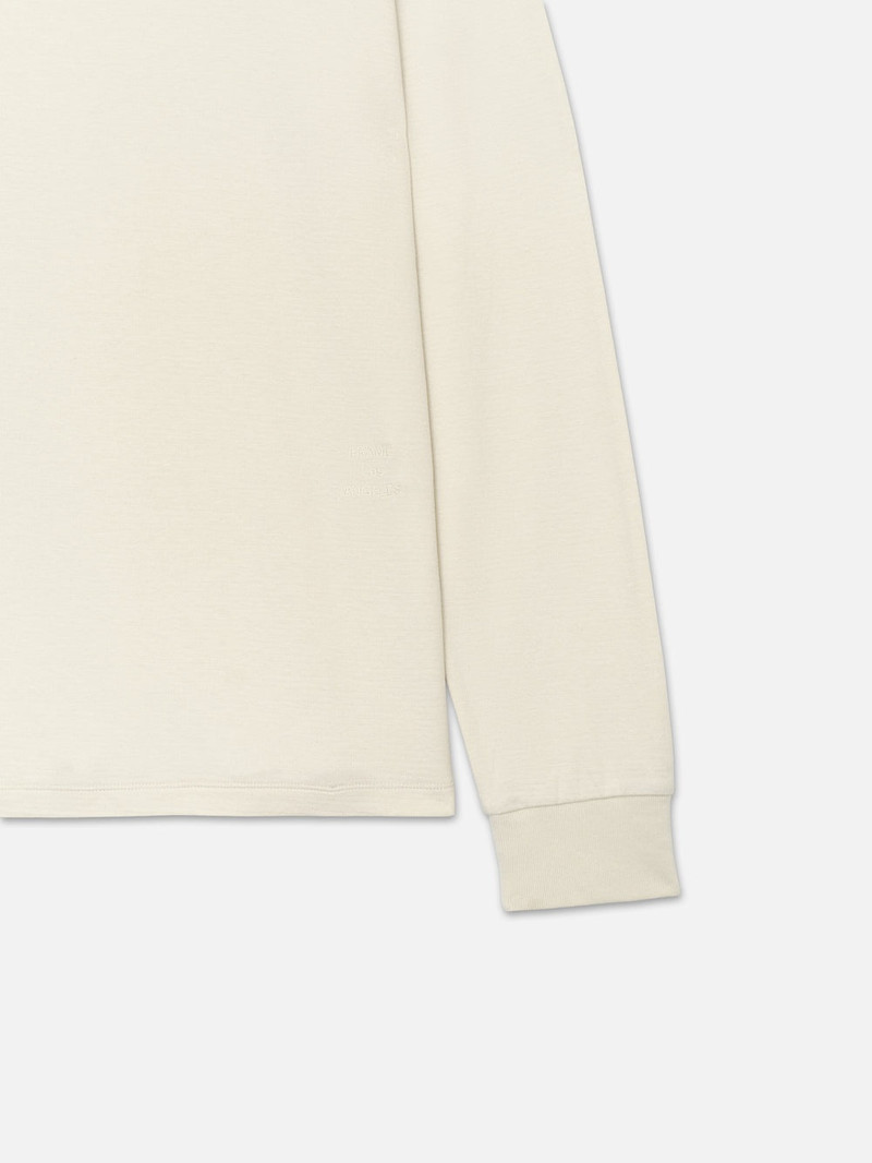 Duo Fold Crew in White Canvas 2