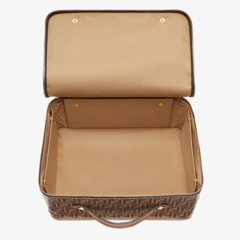 Large brown fabric bag 4