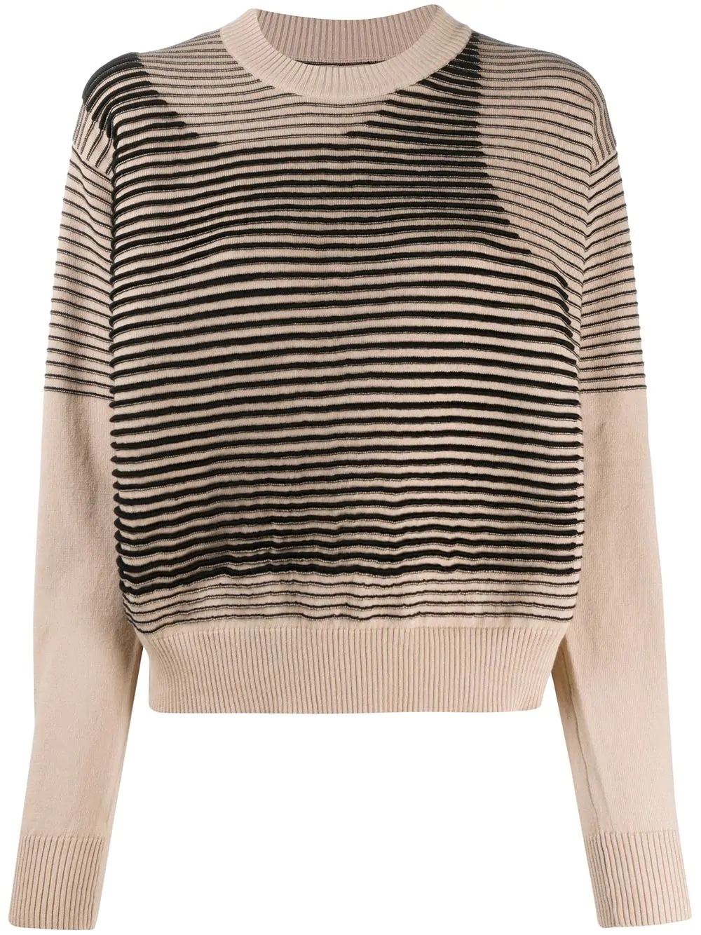 asymmetric knitted jumper - 1