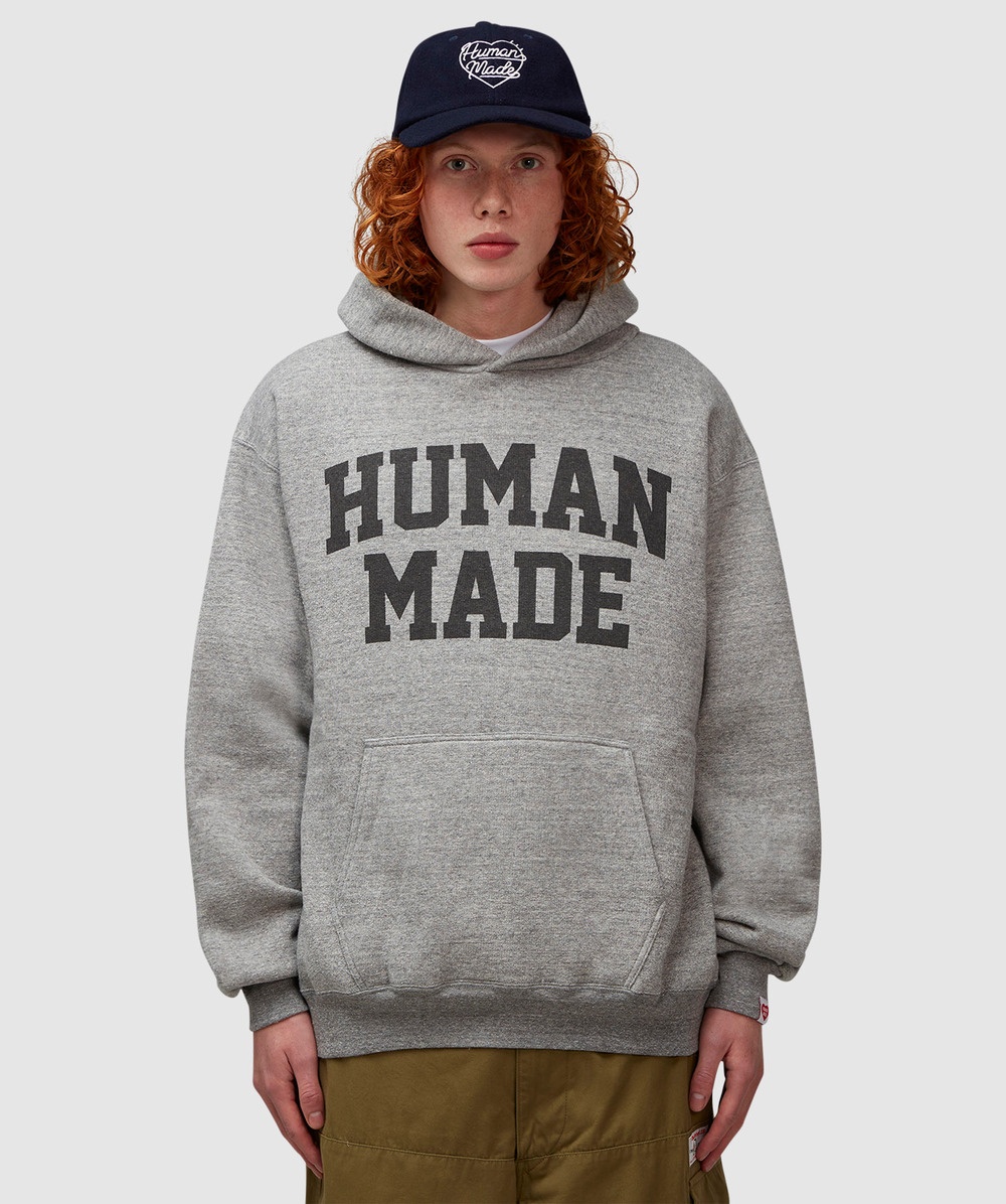 Human Made Logo printed hoodie | sevenstore | REVERSIBLE