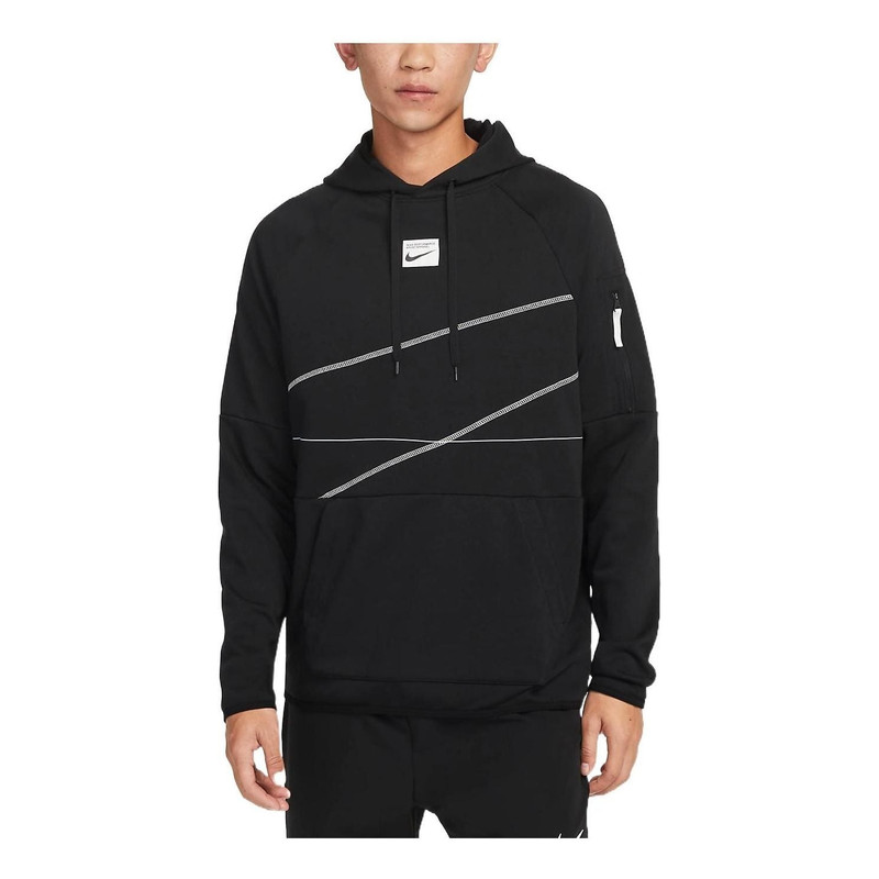 Nike logo hoodie 'Black' DQ6621-010 - 1