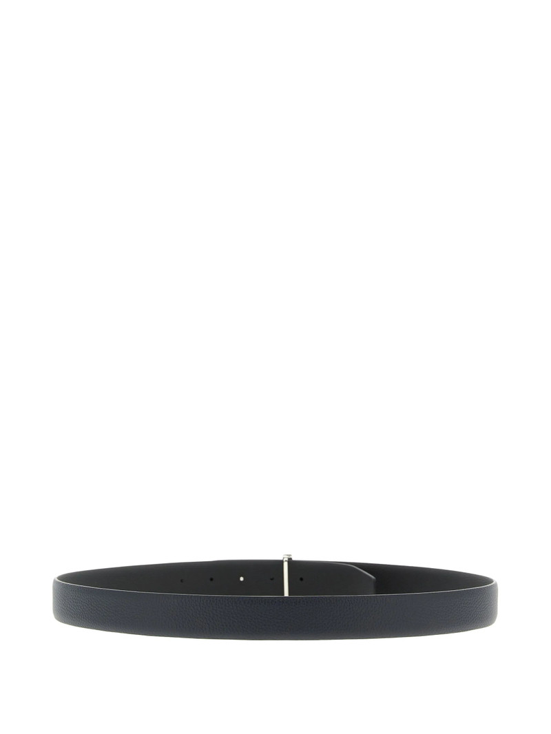 TOM FORD Tom Ford Reversible Hammered Logo Buckle Belt outlook