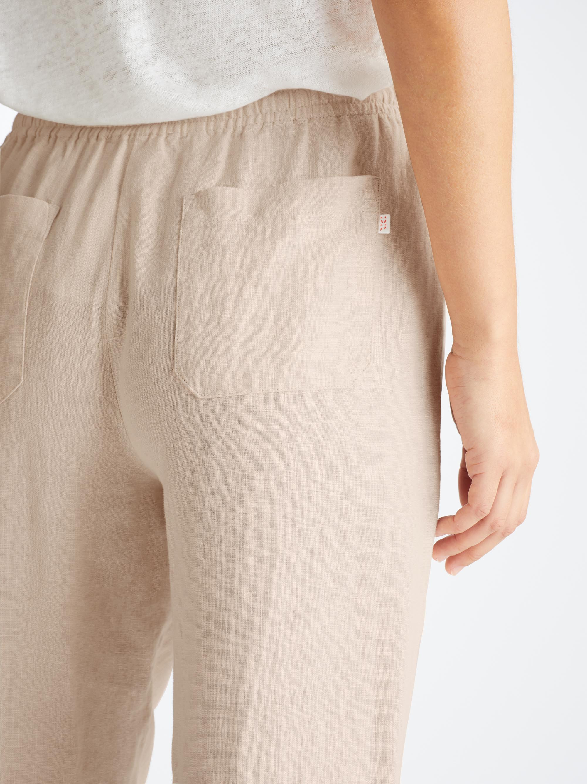 Women's Trousers Vienna Linen Sand - 6