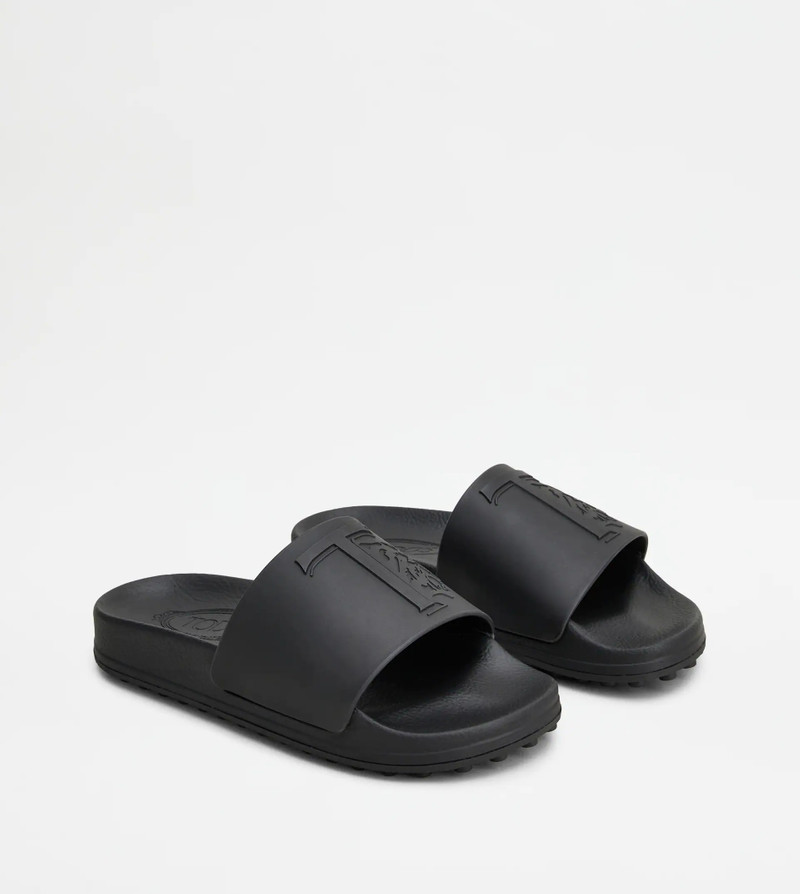 Tod's SLIDES IN RUBBER - BLACK outlook
