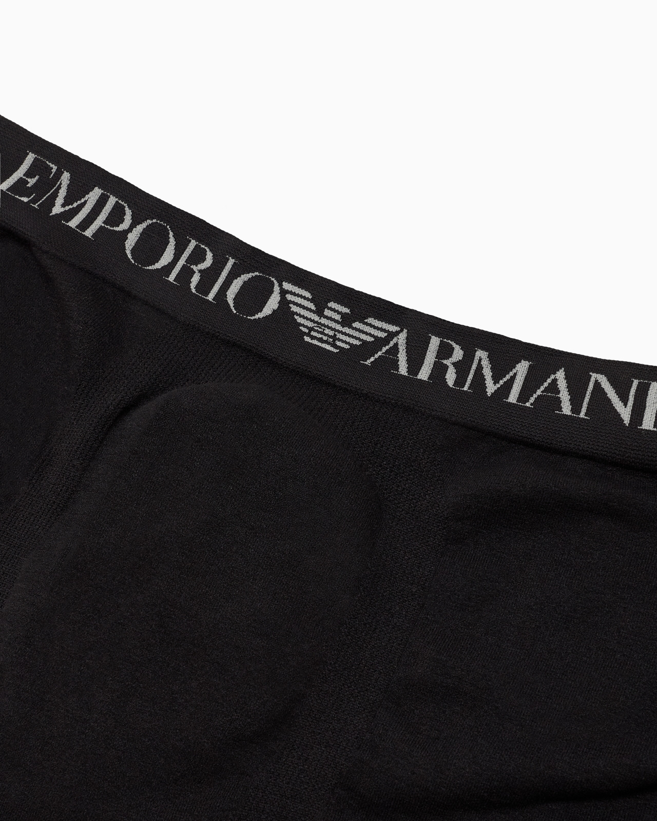 Seamless fabric boxer briefs with logo waistband - 4