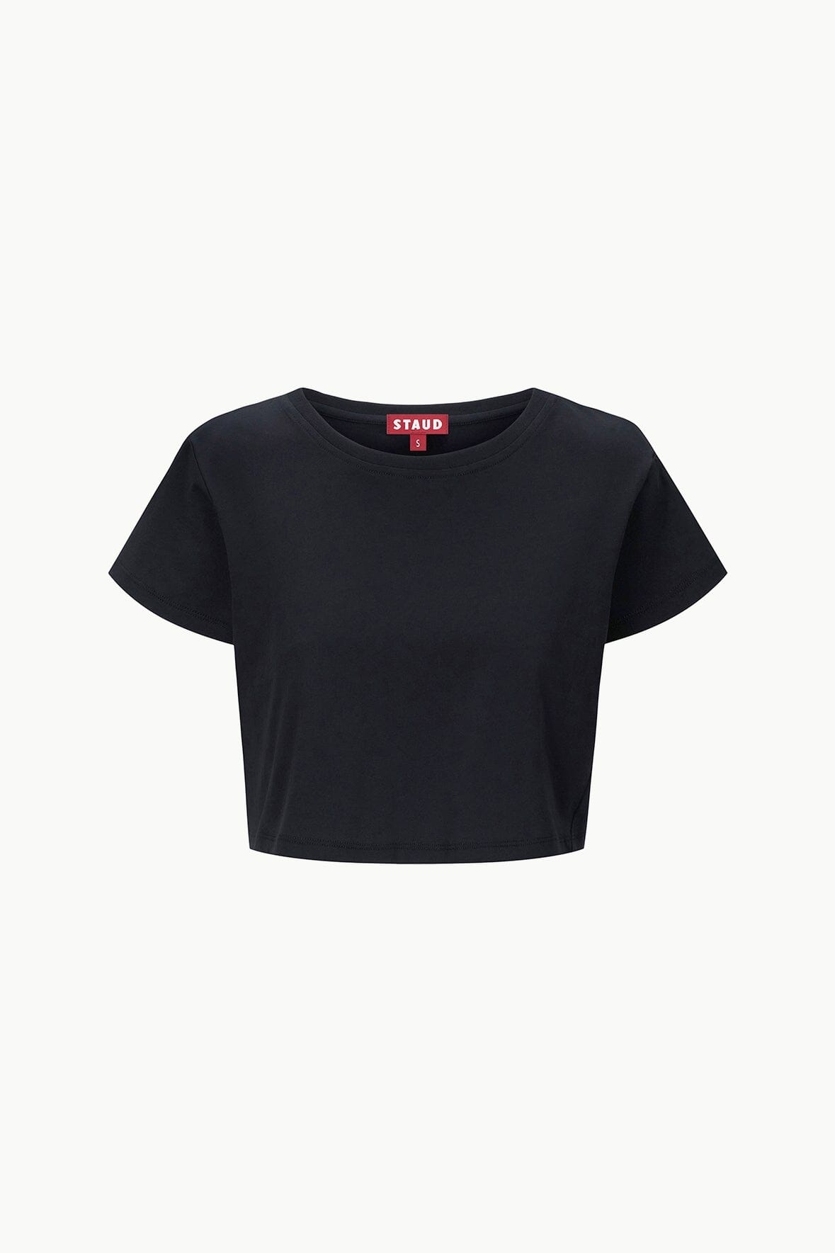 STAUD DEAN T-SHIRT BLACK - 1