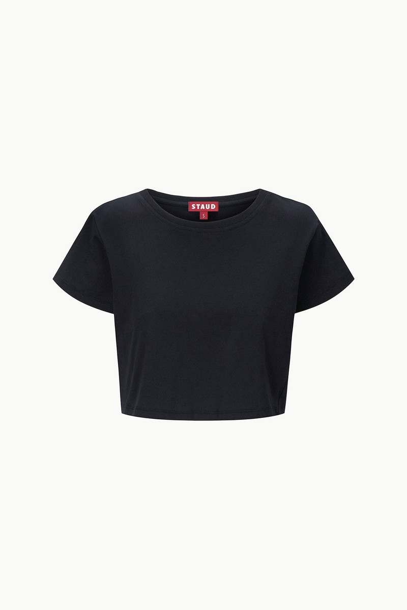 STAUD DEAN T-SHIRT BLACK 1