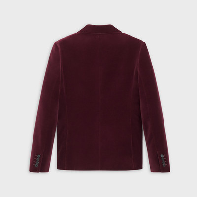 CELINE SHORT ALLURÉ JACKET IN VELVET outlook