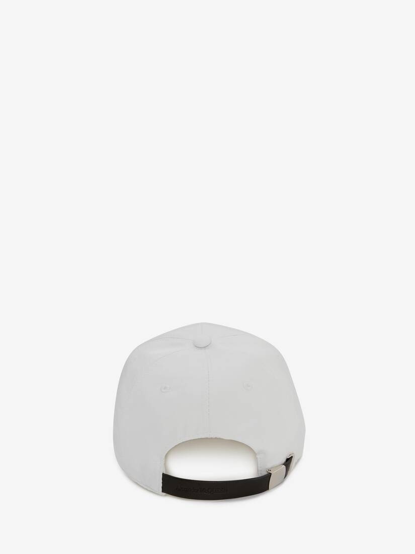 Mcqueen Graffiti Baseball Cap in Ivory/sky Blue - 3