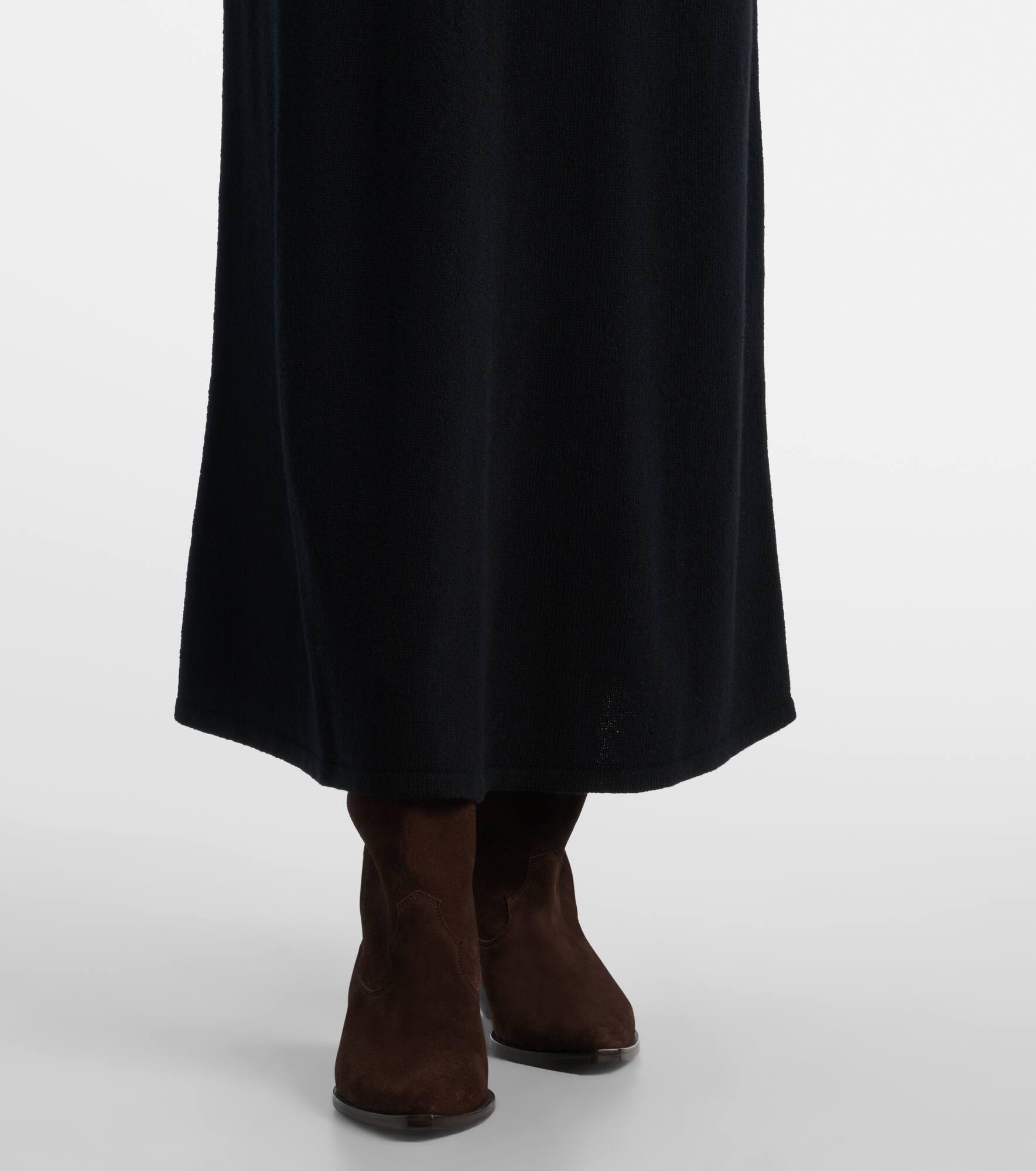 Salina wool-blend maxi dress - 5