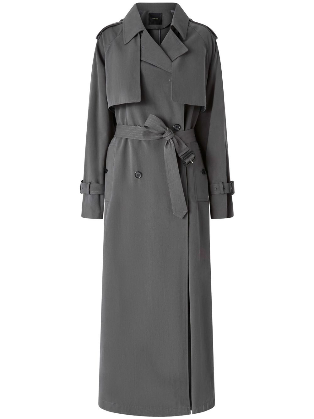 belted trench coat - 1