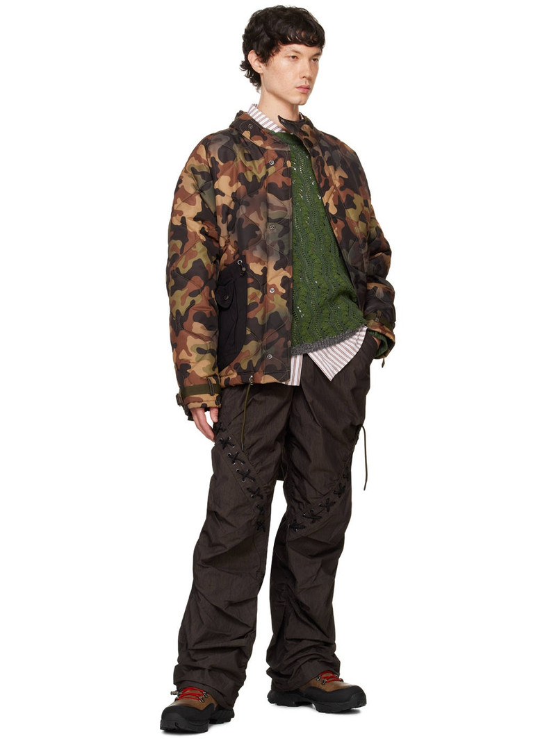 Andersson Bell Green Multi-Pocket Camouflage Quilted Jacket outlook