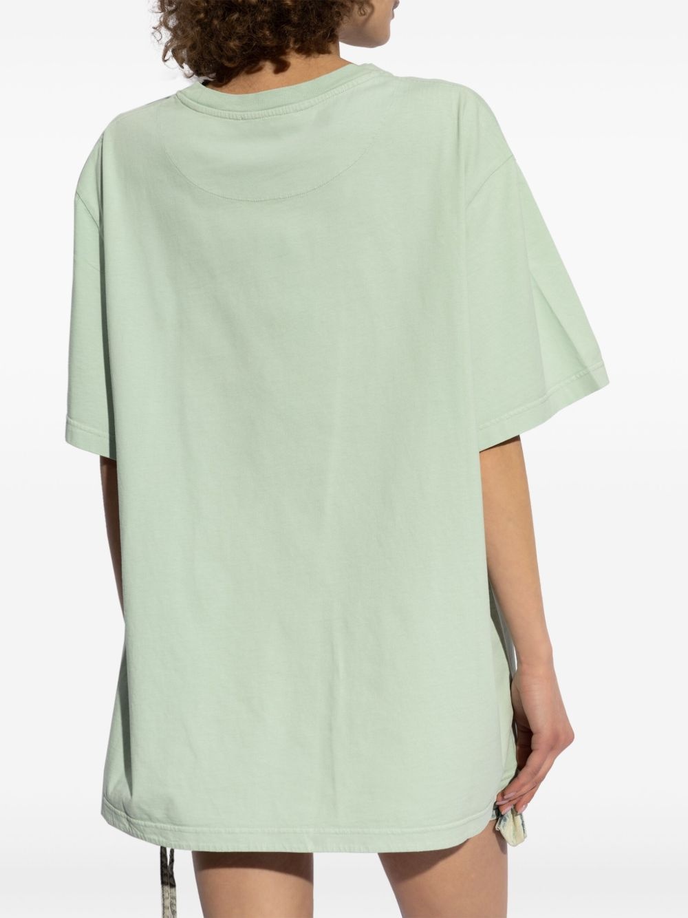 logo-embroidered T-shirt - 3