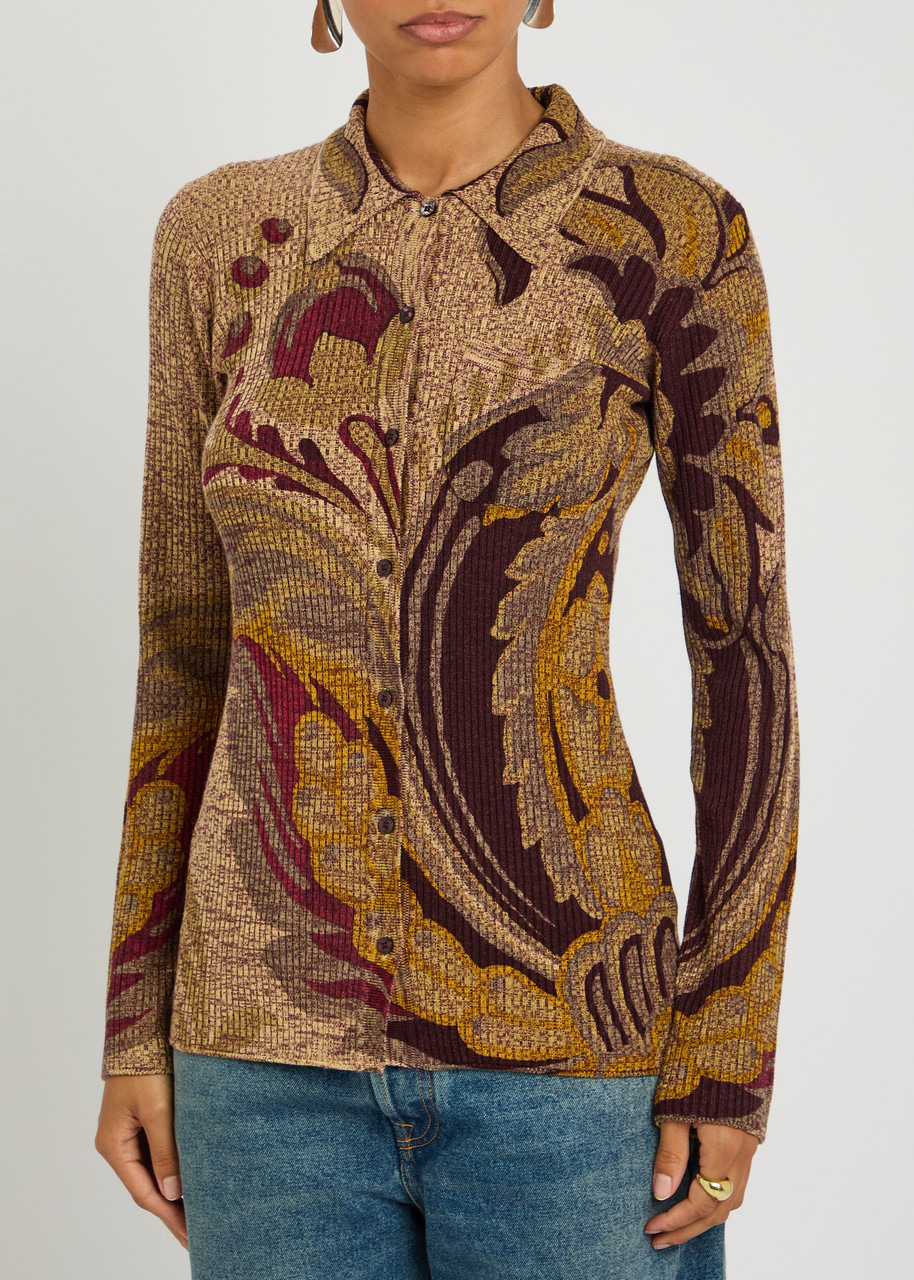 Etro Floral-print Wool Shirt - 2
