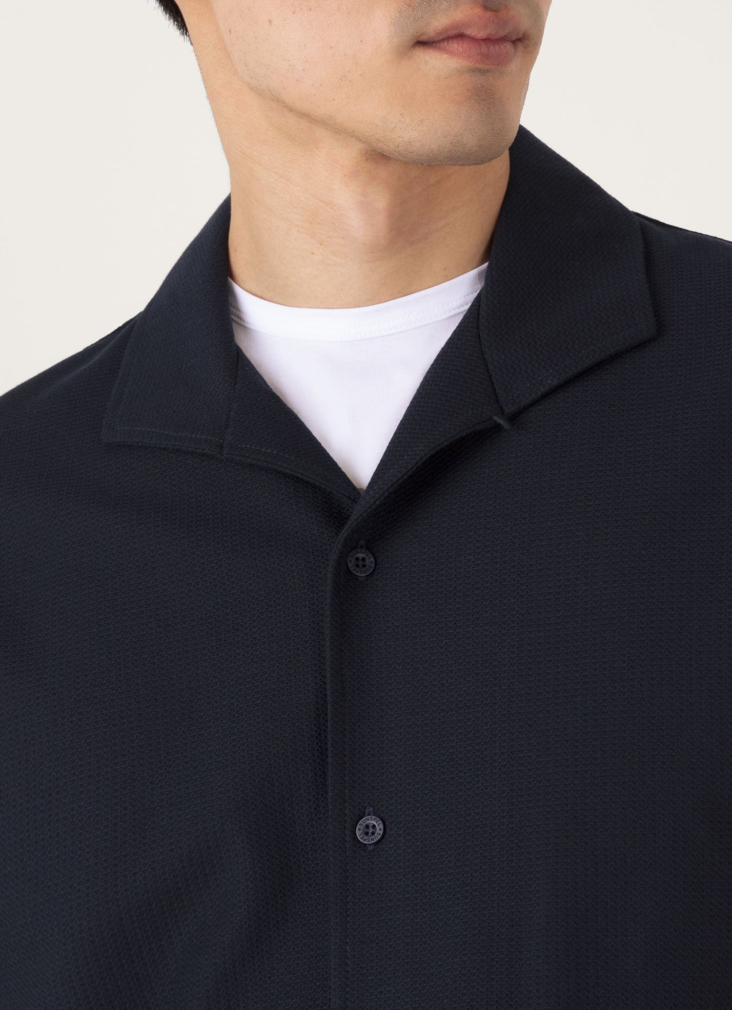 Short Sleeve Textured Jersey Shirt - 6