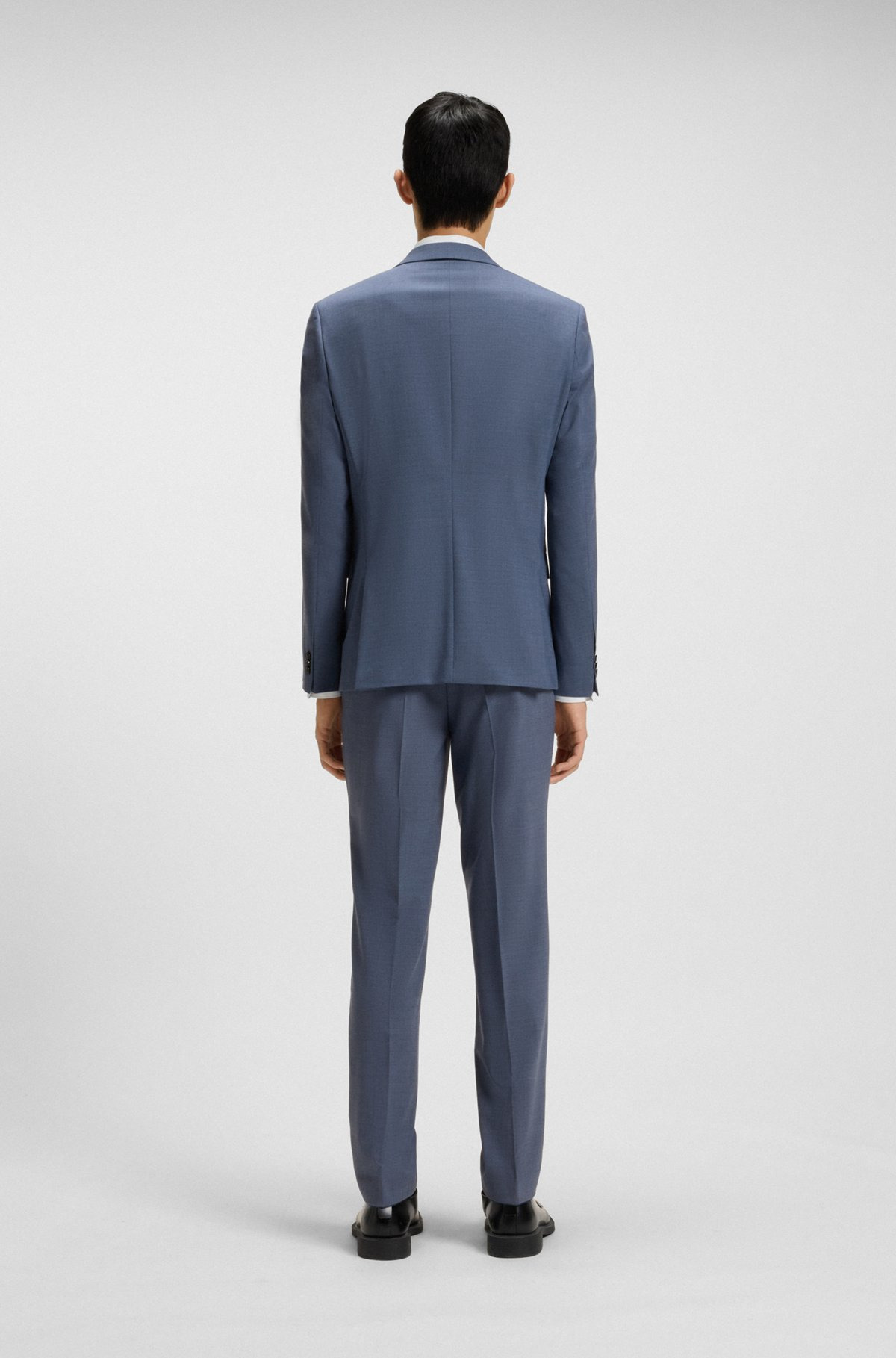 EXTRA-SLIM-FIT SUIT JACKET IN PERFORMANCE-STRETCH DOBBY - 4