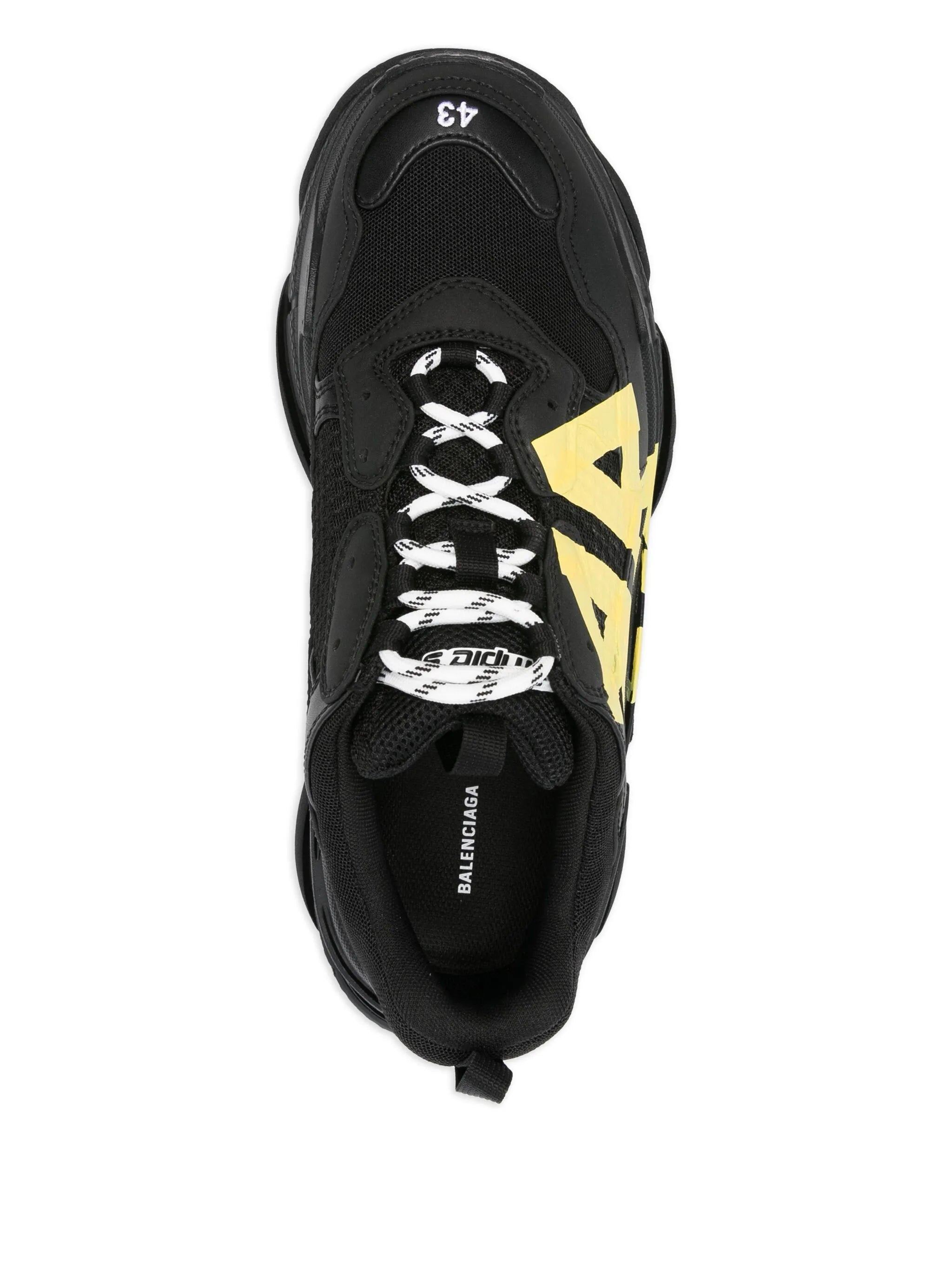 Balenciaga Triple S Tape Type Logo-print Trainers - 4