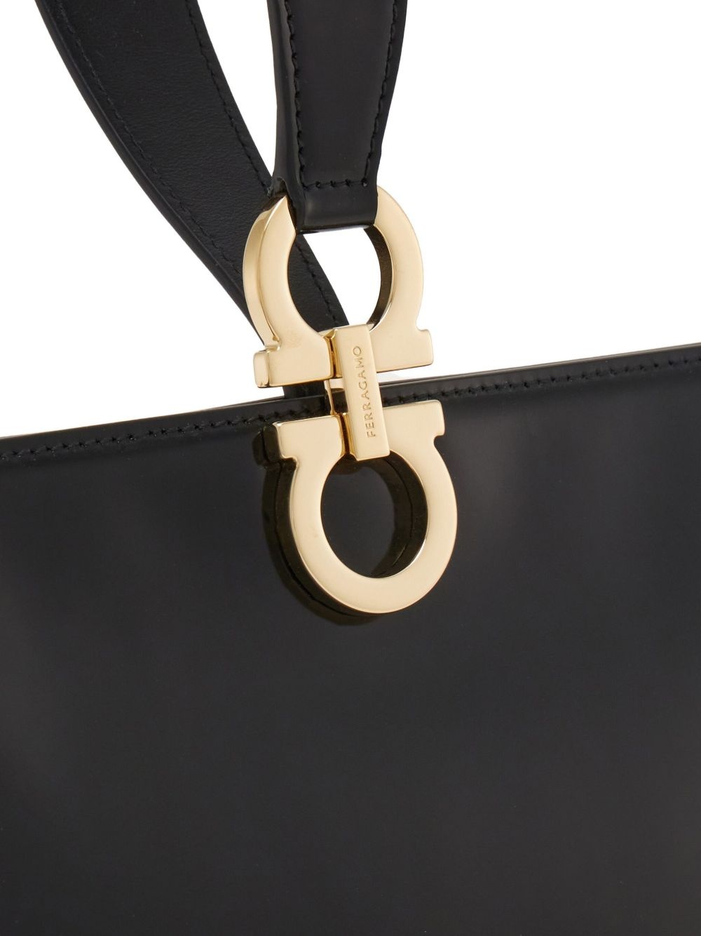 geometric leather handbag - 4