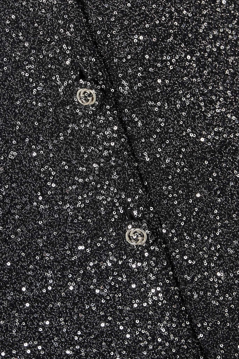 비스코스 니트 카디건과 sequins 4