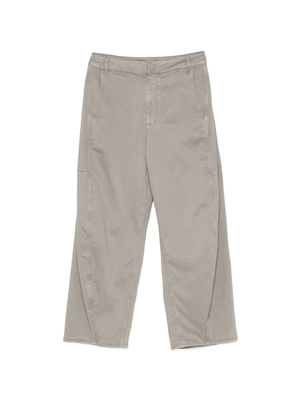 garment-dyed stretch-twill trousers - 1