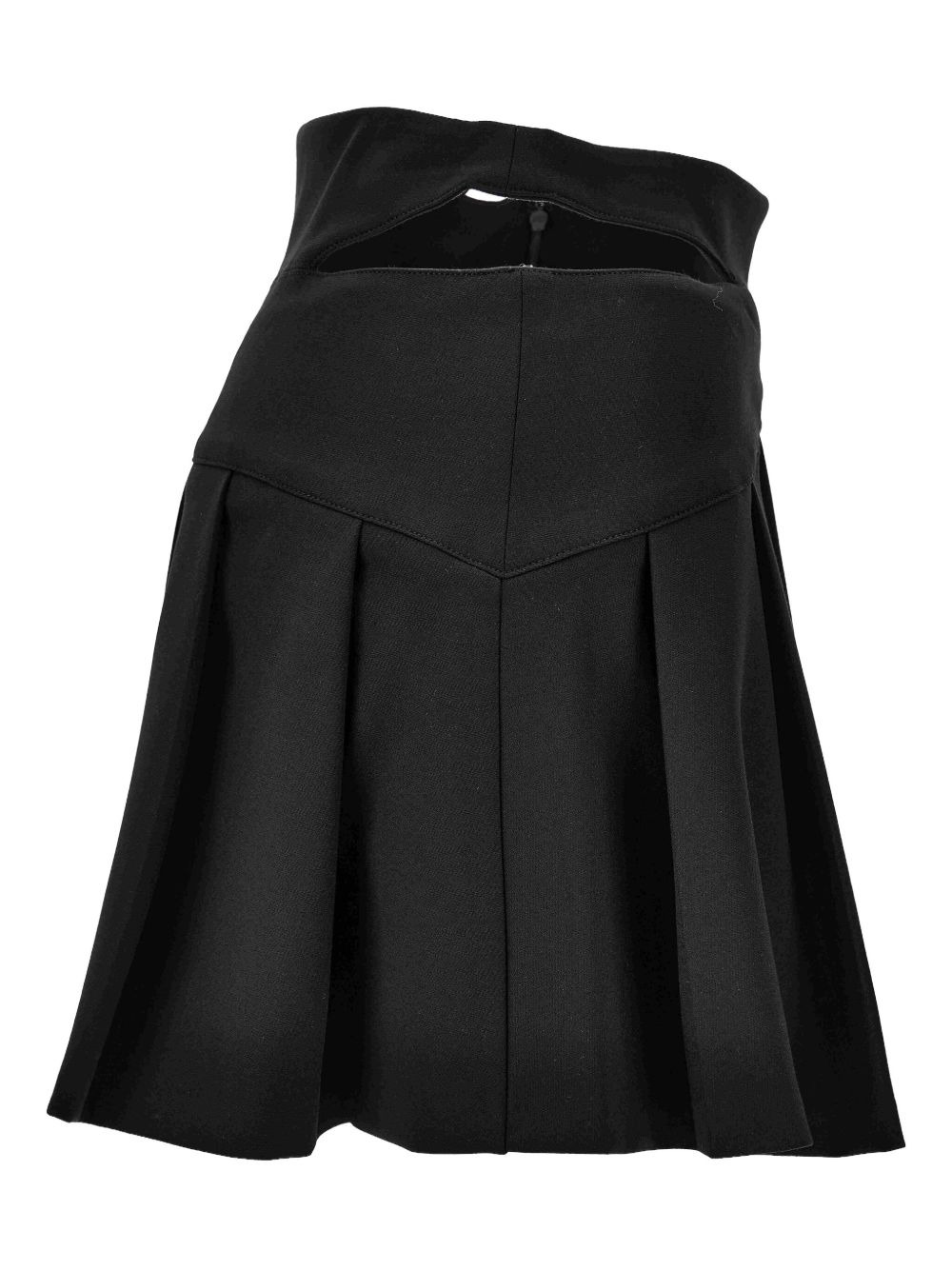 pleated buckle-fastening skirt - 3