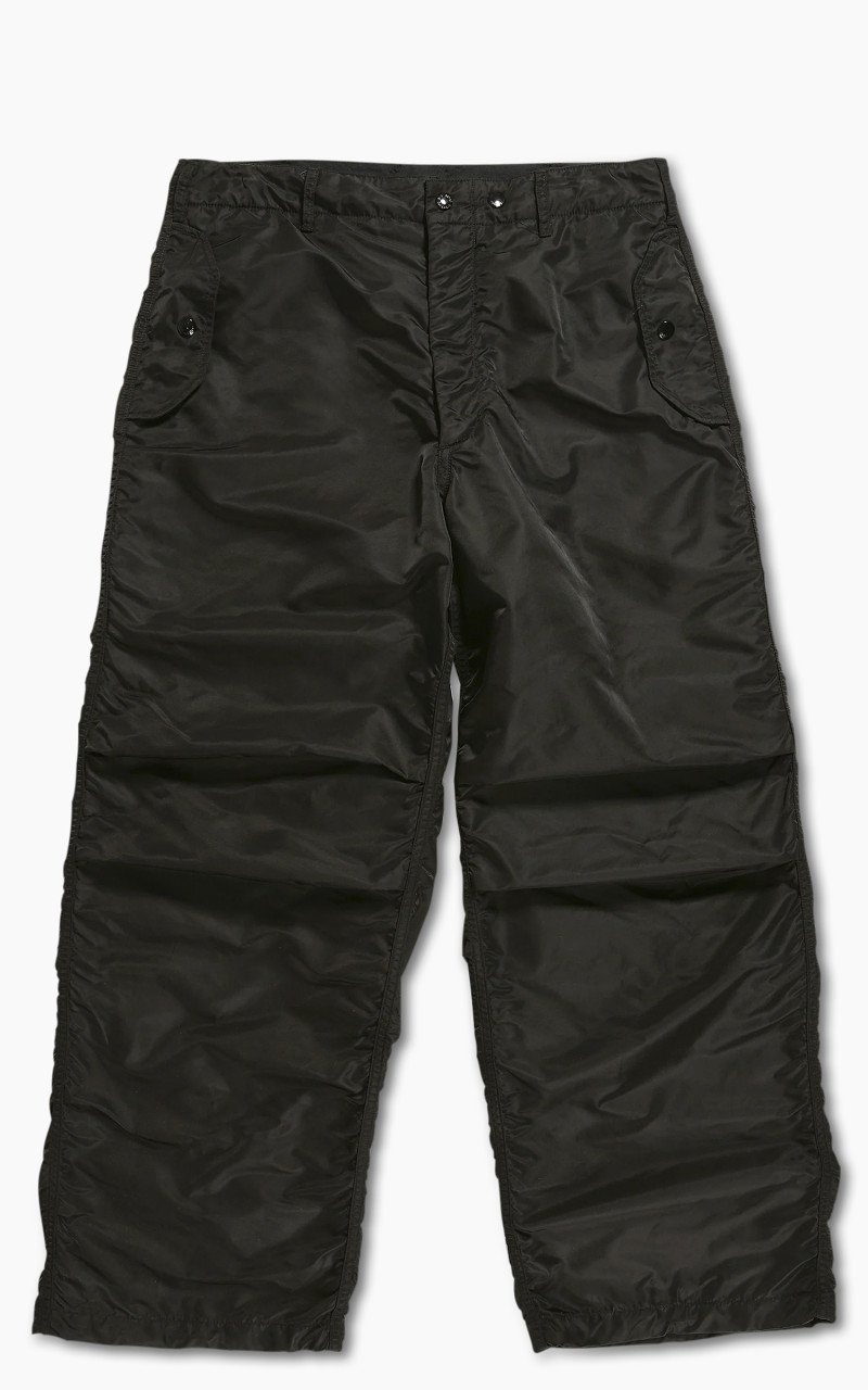 OVER PANT BLACK FLIGHT SATIN NYLON