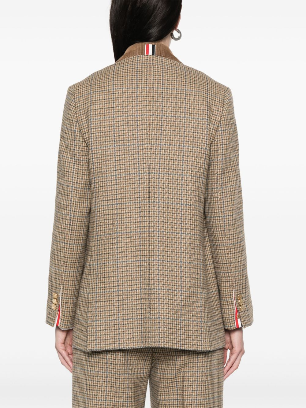 Ginclub check waistcoat and blazer set - 4