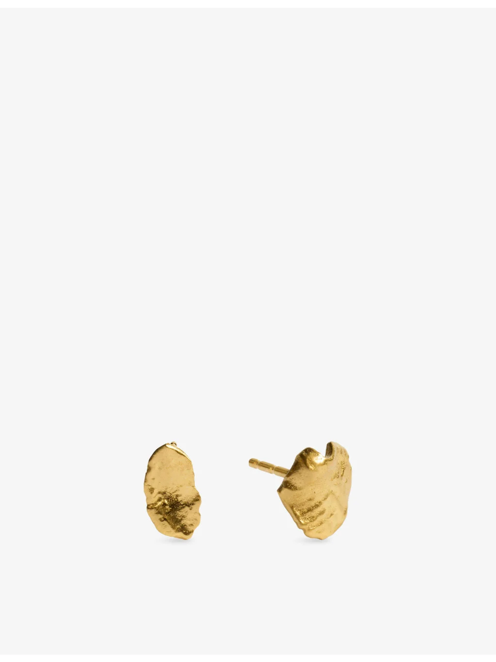 Fragments Small 18ct Yellow Gold-Plated Vermeil Sterling-Silver Stud Earrings - 1