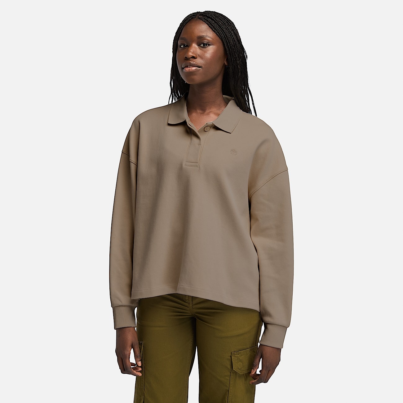 Women's Lush Polo Sweatshirt - 2