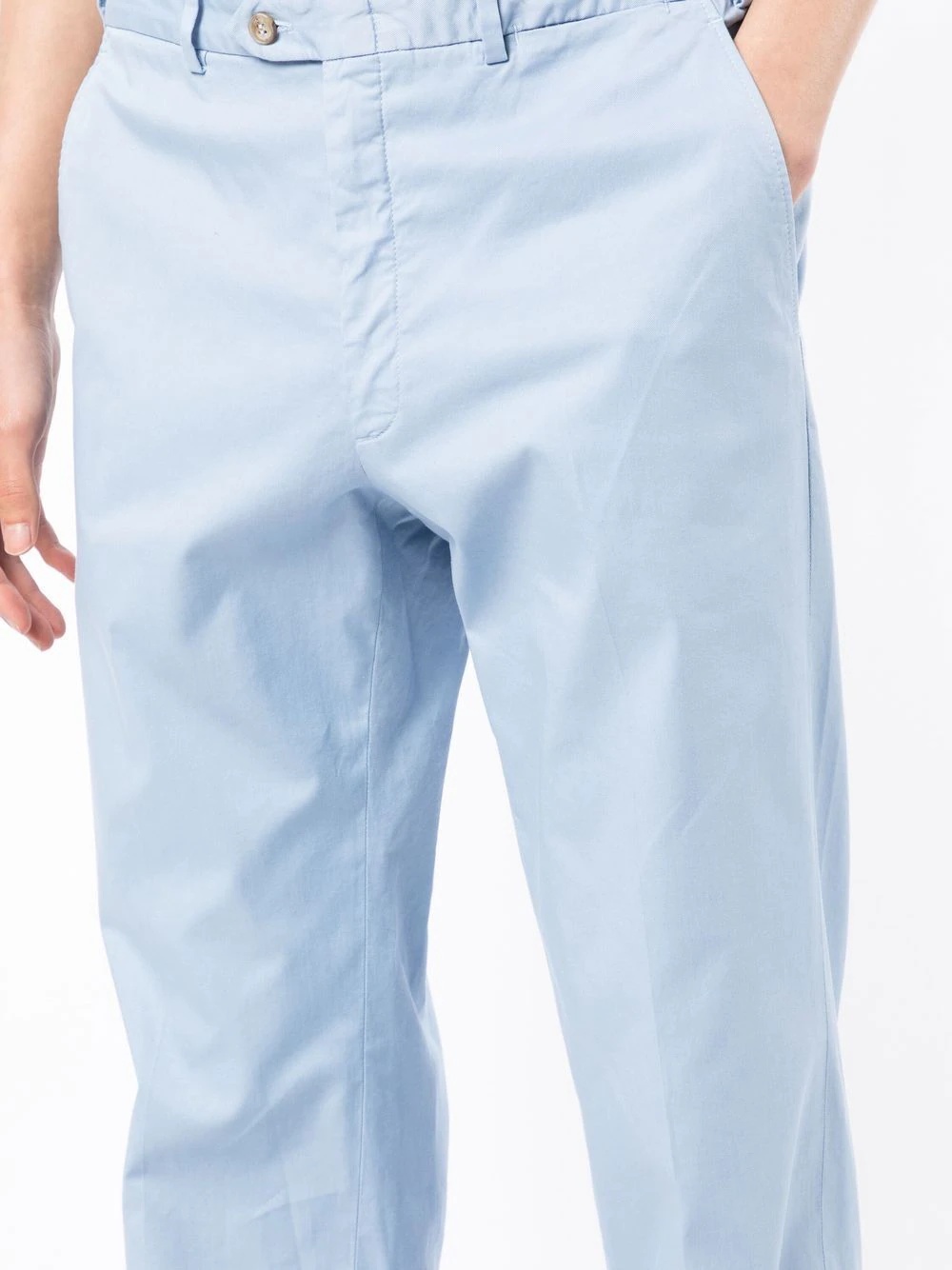 straight-leg chino trousers - 5