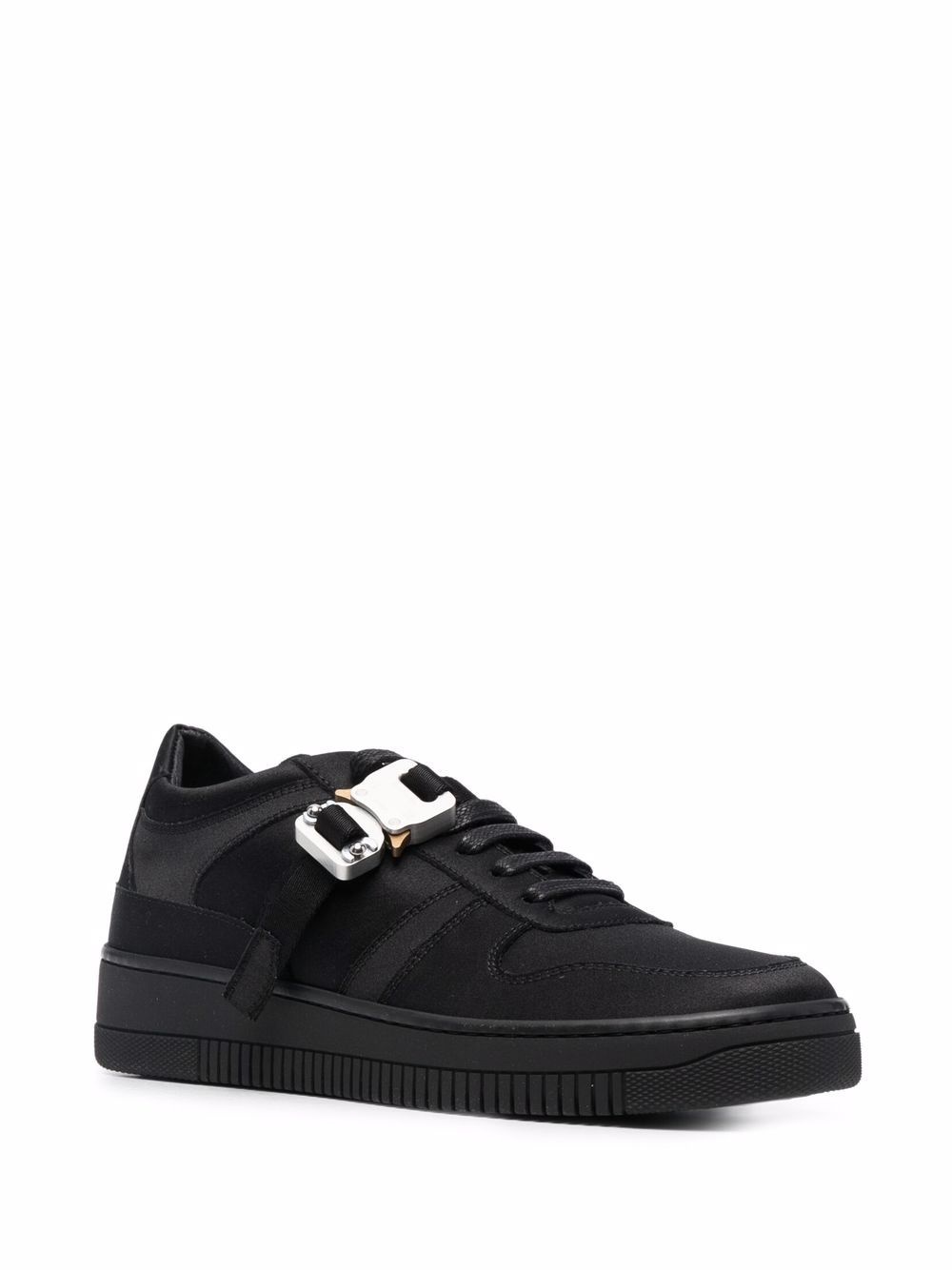 slide-buckled low-top sneakers - 2