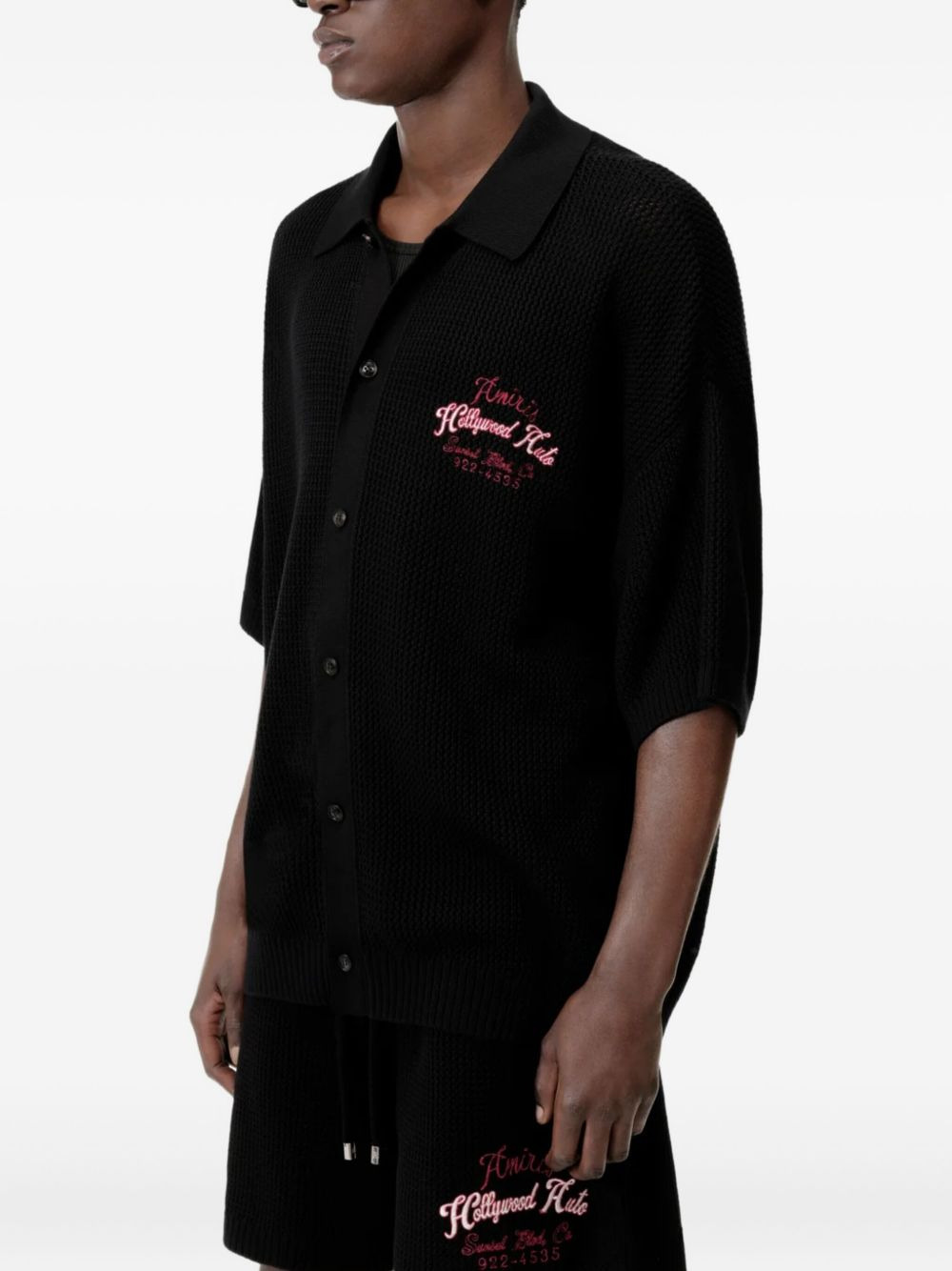 EMBROIDERED KNITTED SHIRT - 3