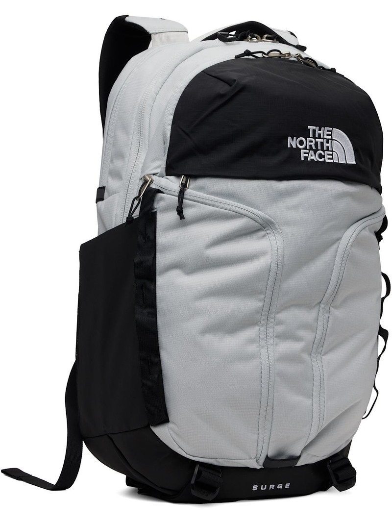 The North Face Gray & Black Surge Backpack outlook