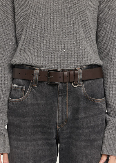 Brunello Cucinelli Soft Napa Leather Belt outlook