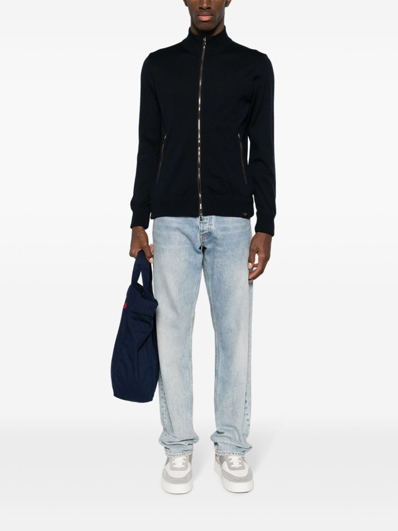 Paul & Shark high-neck virgin wool cardigan outlook