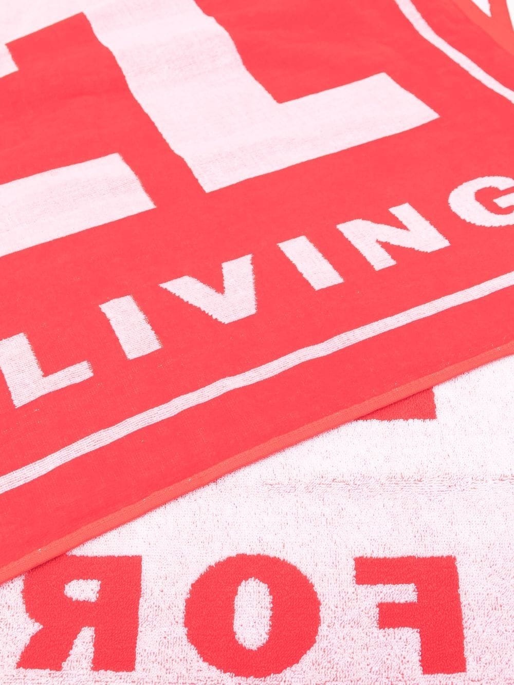 logo-print beach towel - 2