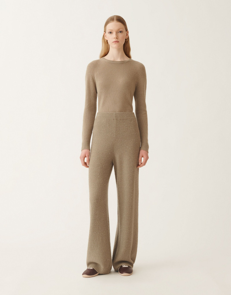 Wool and silk trousers with sequins 3