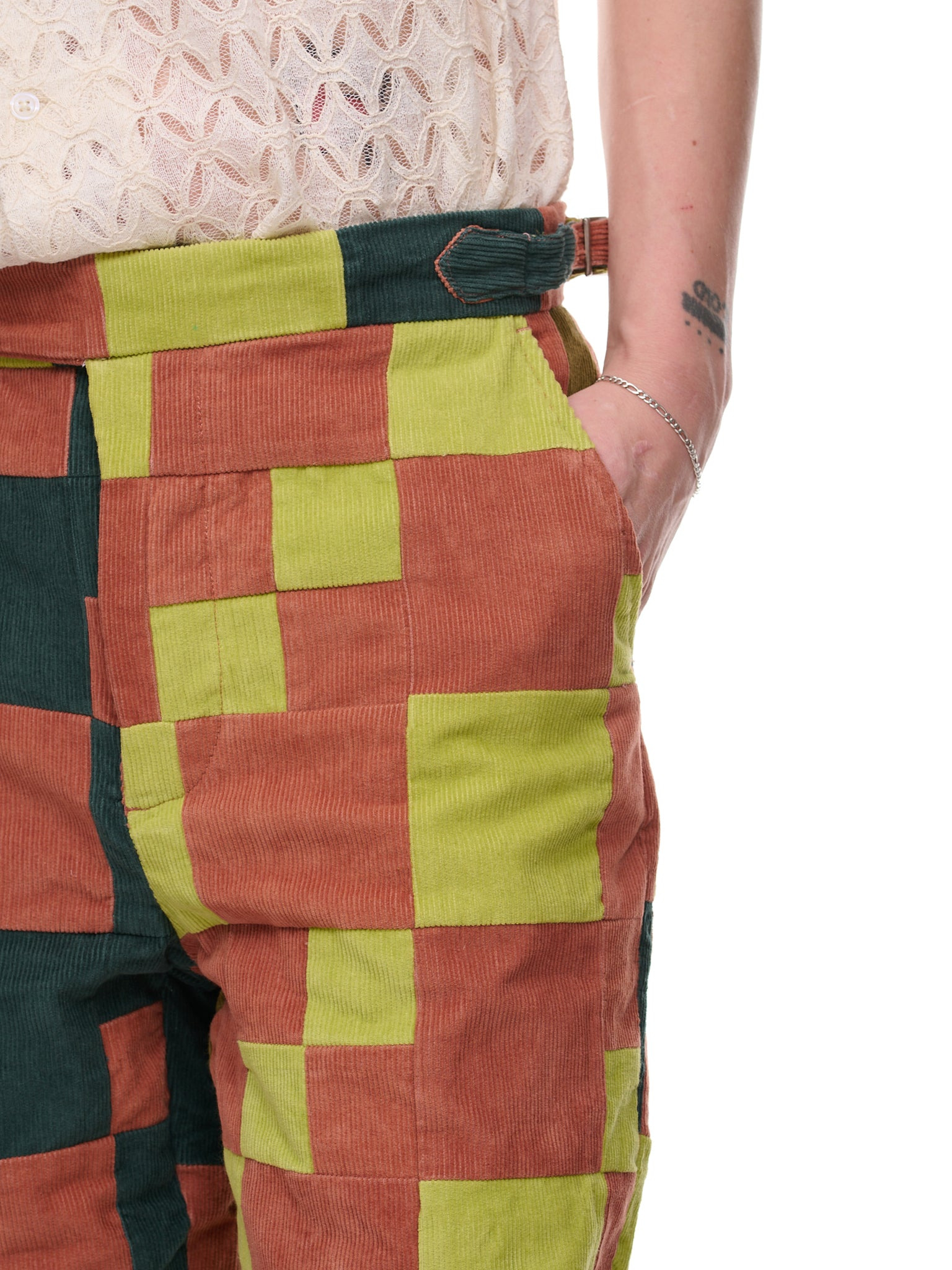 Corduroy Four Patch Trousers - 4