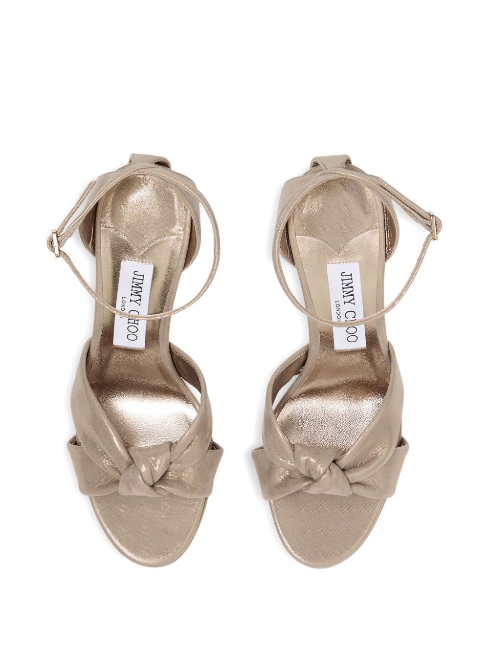 85mm Rosie knotted ankle-strap sandals - 4