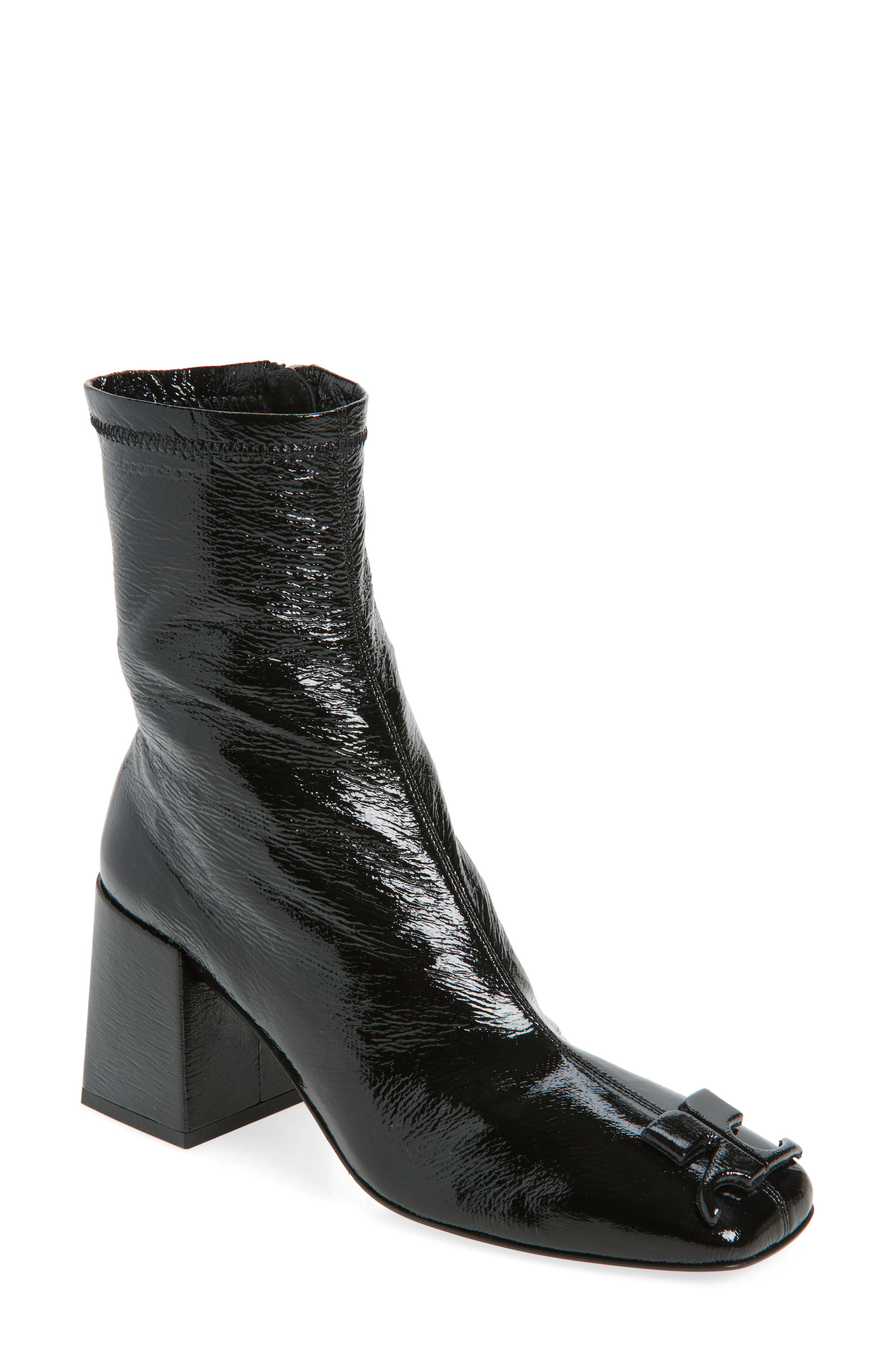Courrèges Re-Edition Vinyl Ankle Boot in Black at Nordstrom - 2